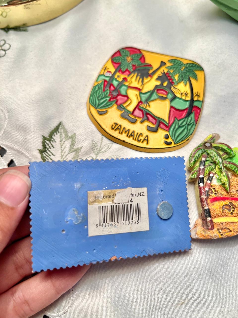 Jamaica, New Zealand & Tropical Island Souvenir Set – 3 Pcs