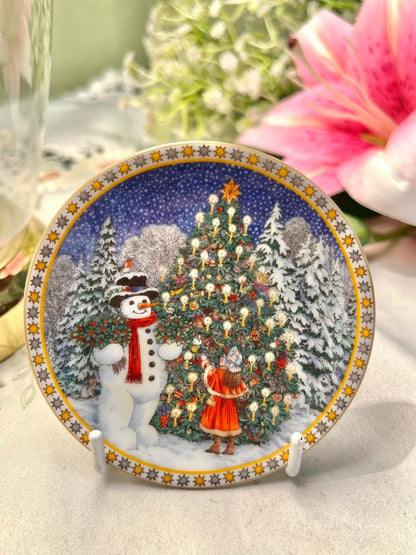 Royal Worcester The Snowman Christmas Wall Plate 10 cm
