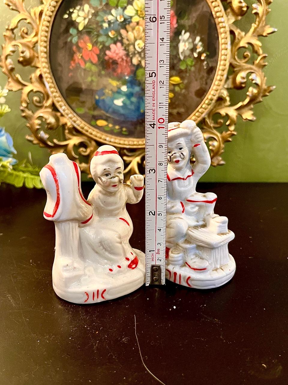 Vintage Ceramic Chef Figurine Pair
