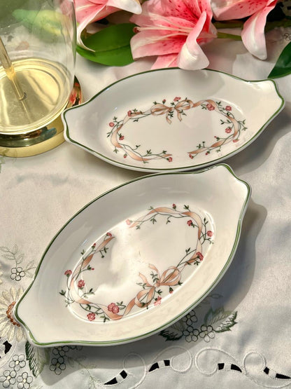 Johnson Brothers Eternal Beau Floral Oven-Safe Dishes Set of 2 23 cm