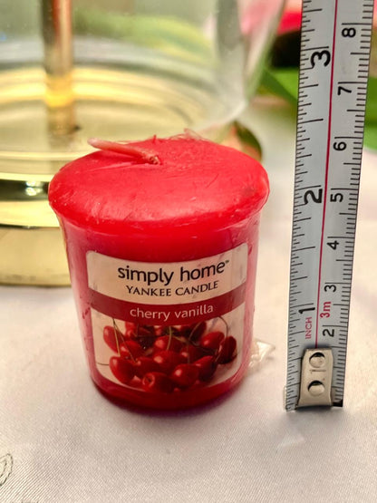 Yankee Candle Simply Home Cherry Vanilla Candle Approx. 6 cm