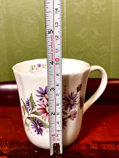 September Birth Month Floral Bone China Mug England