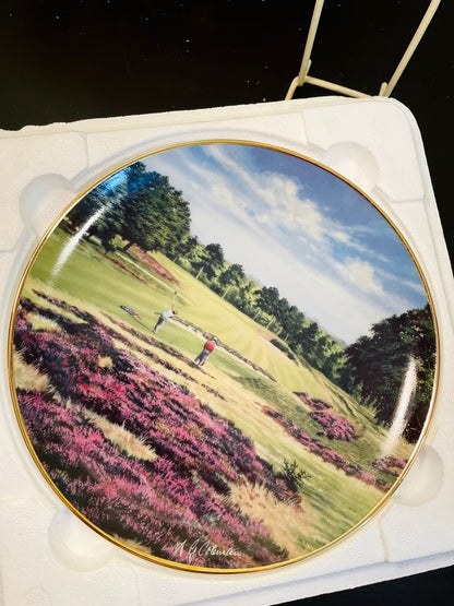 The 16th at Walton Heath Golf Course Porcelain Decor Plate – A.G. Hobson
