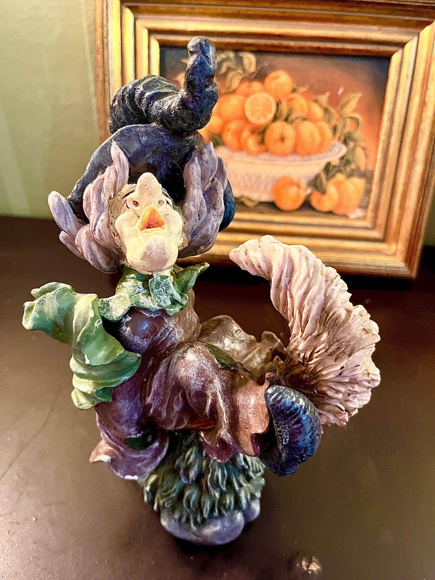 Whimsical Witch Figurine – Halloween Decorative Ornament