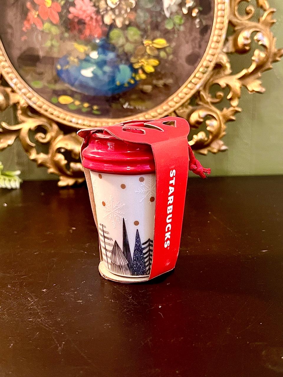 Starbucks Holiday Mini Ceramic Cup Decir