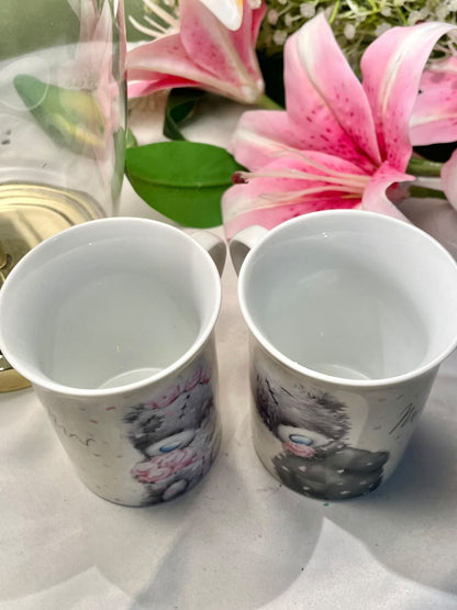 Me to You Mr & Mrs Teddy Bear Mugs - 2 Piece Set
