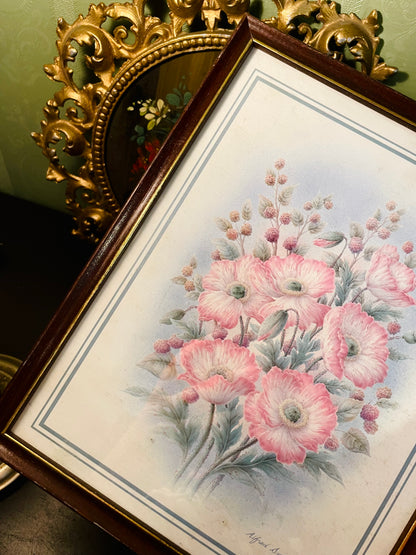 Alfred Dagan Floral Framed Wall Art 13 Inch