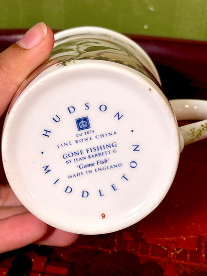 Hudson Middleton Gone Fishing Pike Fine Bone China Mug