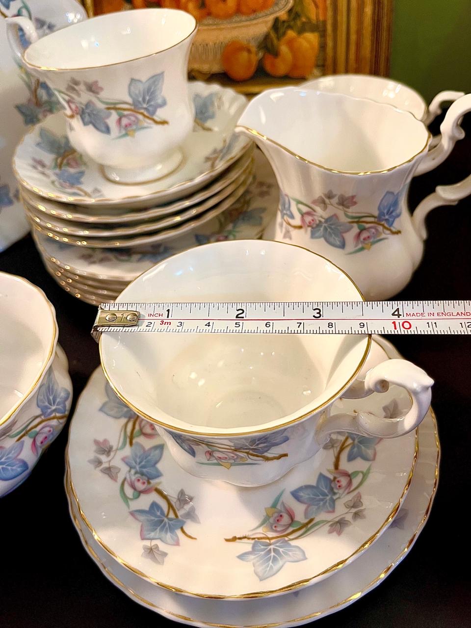 Royal Kent Trentside Fine Bone China Tea Set England – 21 Piece