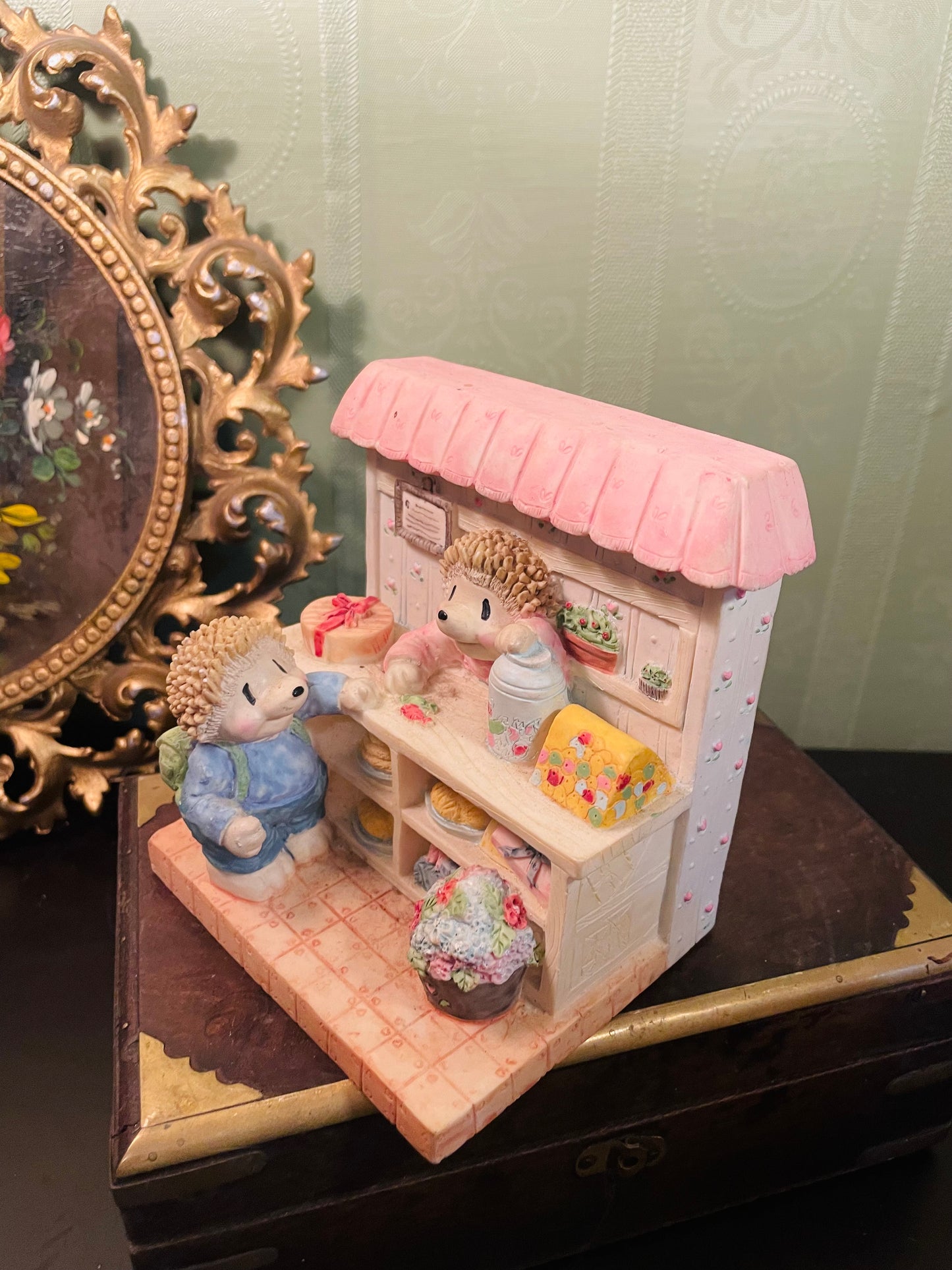Hedgehog Market Stall Bookend