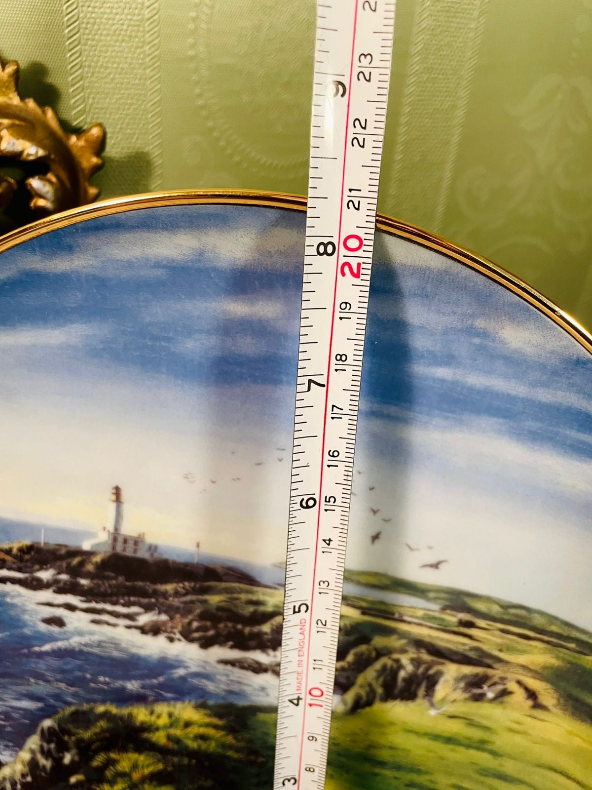 The 9th at Turnberry Golf Course Porcelain Decor Plate – A.G. Hobson