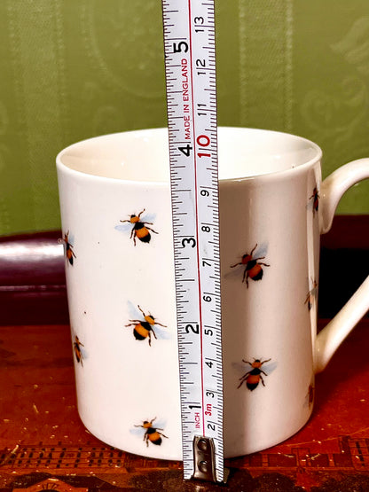 Botanical Discovery Bumble Bee Fine China Mug