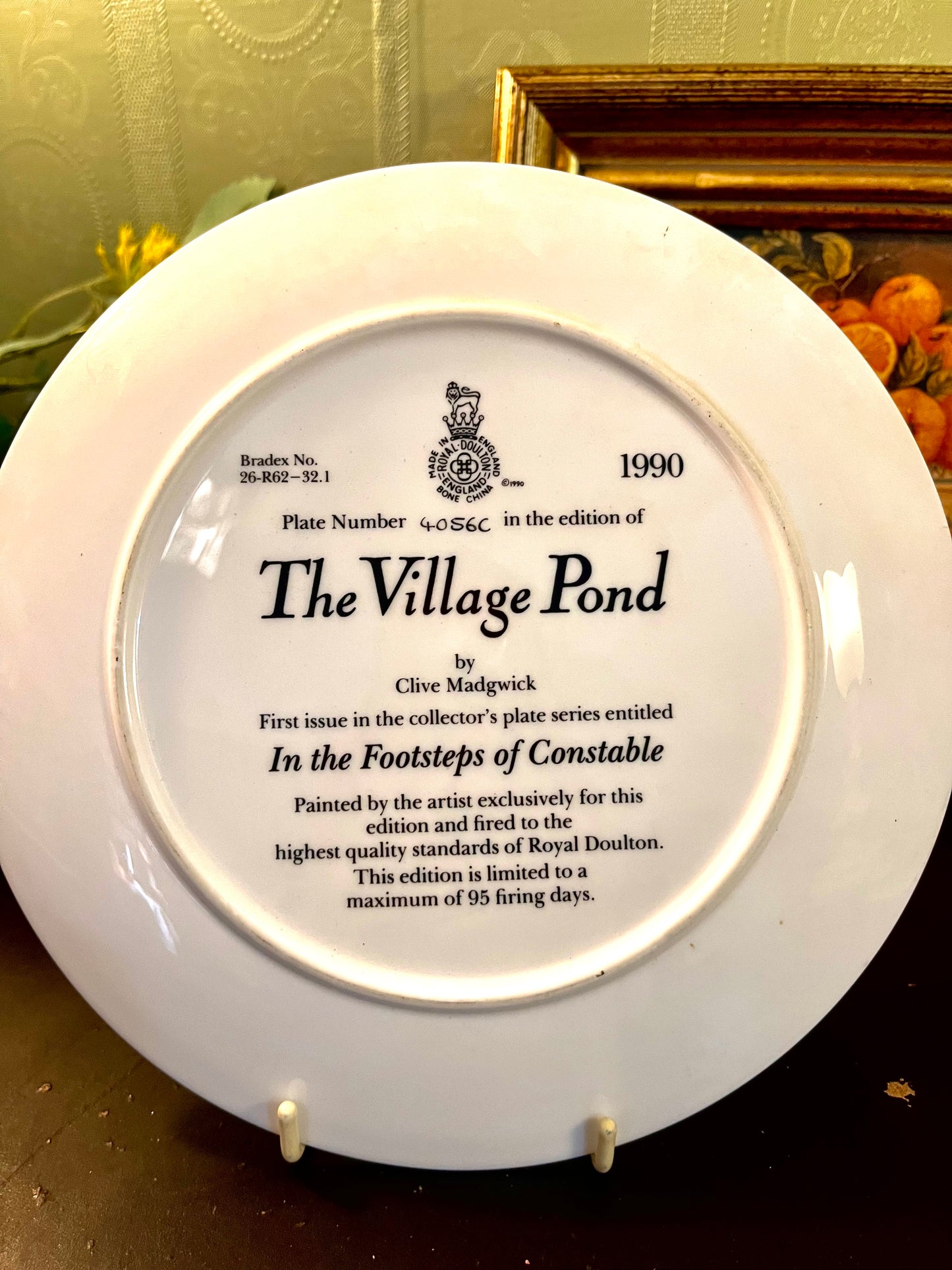 Royal Doulton The Village Pond Collector Plate 20 cm