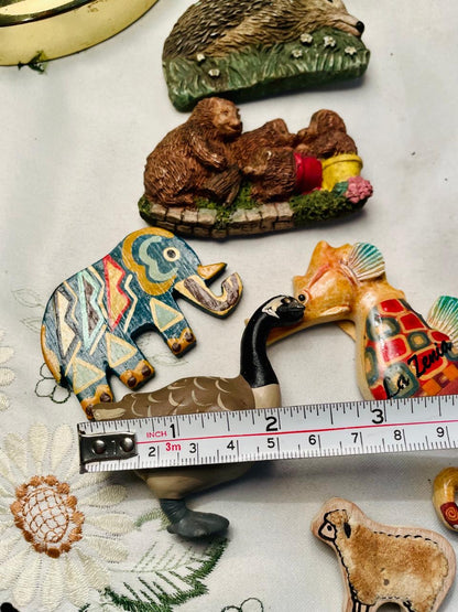 Assorted Animal Magnet Pieces Set of 7