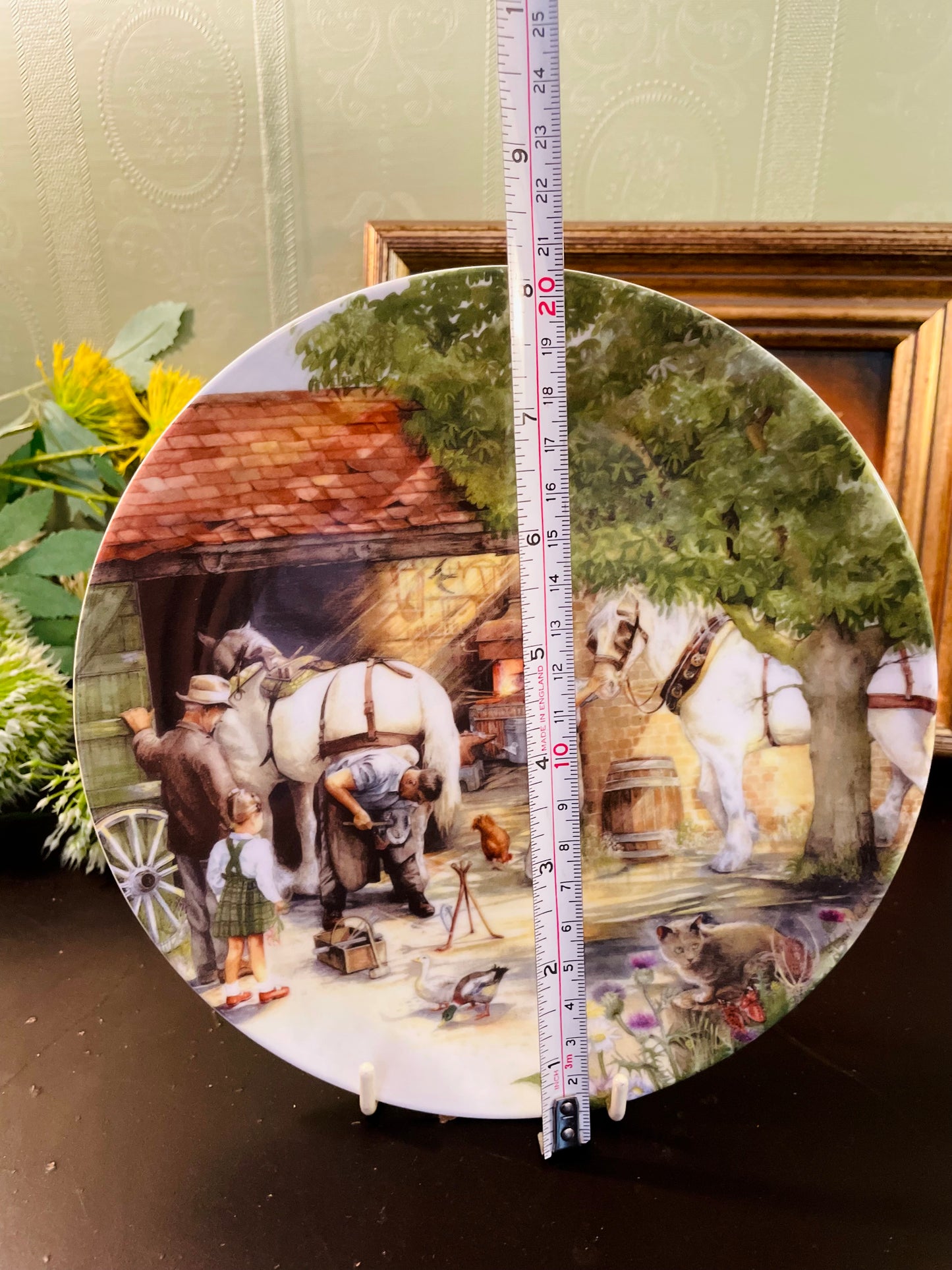 Royal Doulton The Blacksmith Collector Plate 8 Inch 1990
