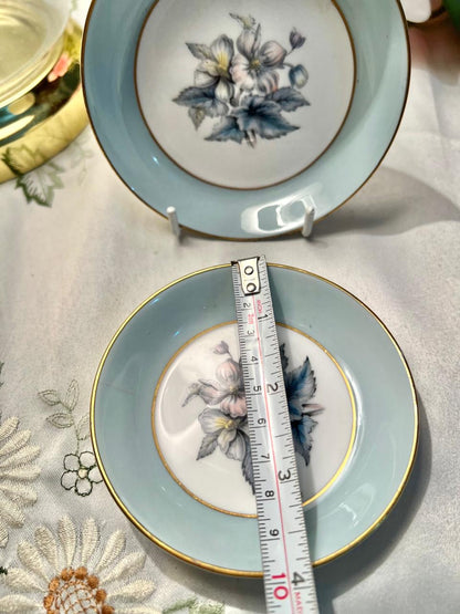 Royal Worcester Woodland Fine Bone China Floral Dishes Set of 2 10 cm