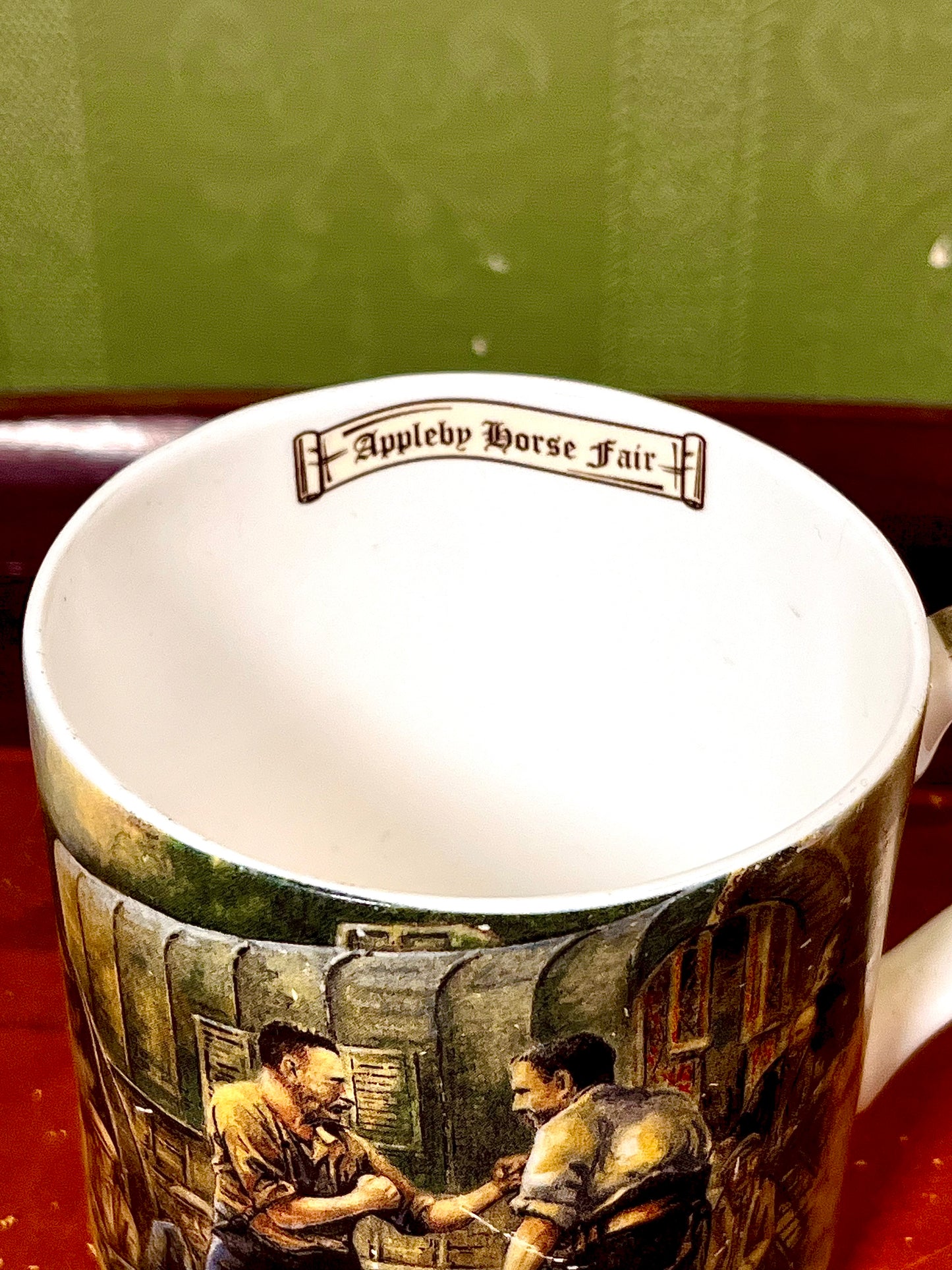 Lane Farm China Appleby Horse Fair Fine China Mug Made in England