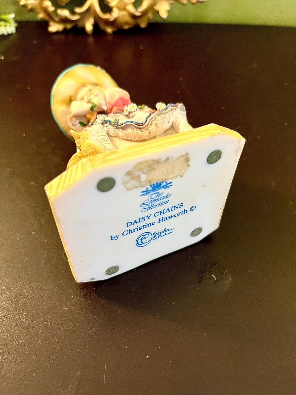 Victorian Girl Figurine with Rabbit