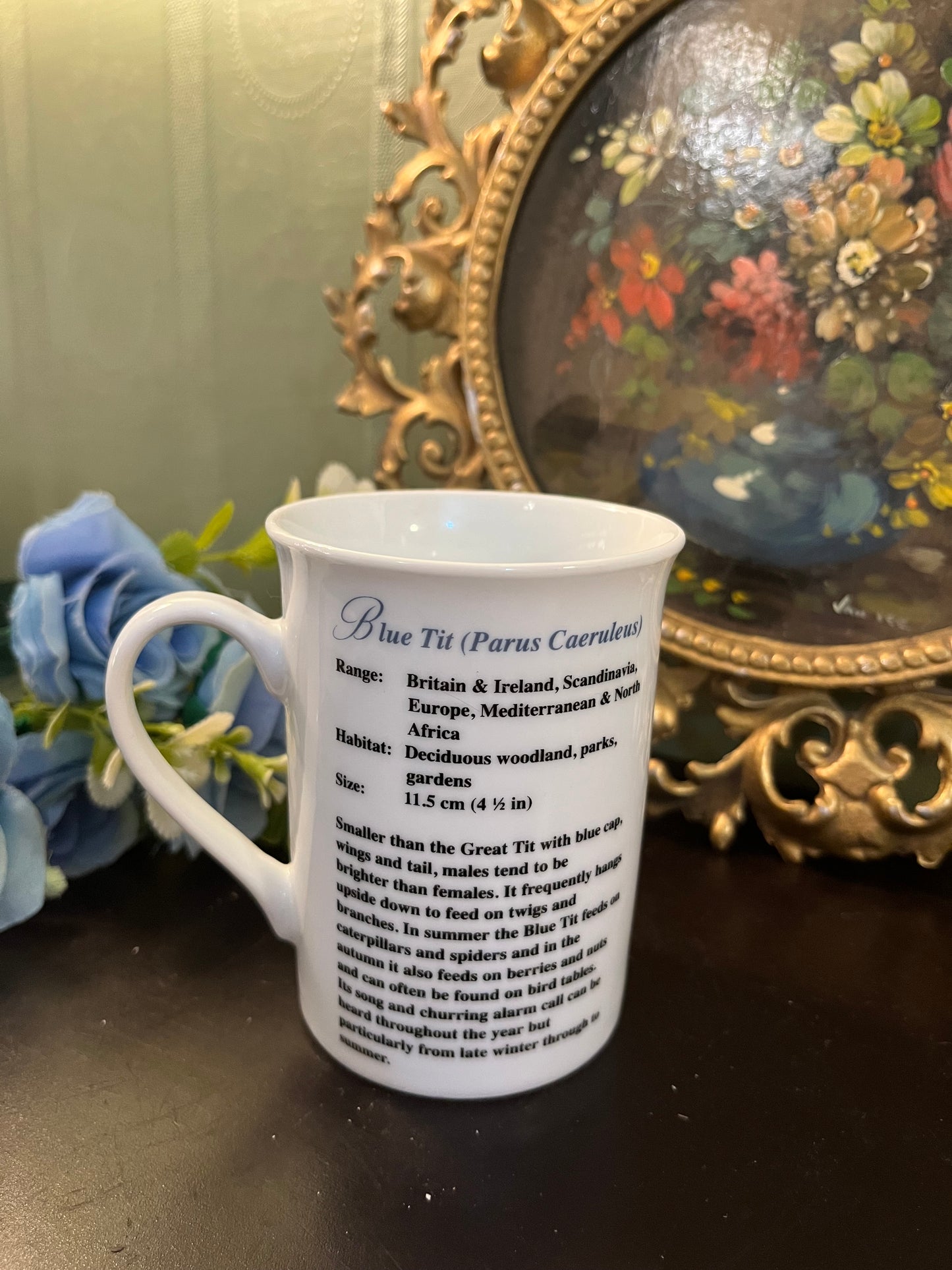 Blue Tit Bird Fine Bone China Mug – Made in England