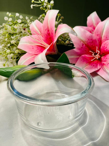 IKEA Oven-Safe Clear Crystal Round Baking Dish 4.75 in