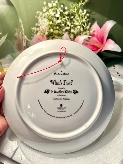 Wedgwood What’s That? Badger Wall Plate 20 cm