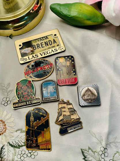 Travel Souvenir Magnet Set of 8