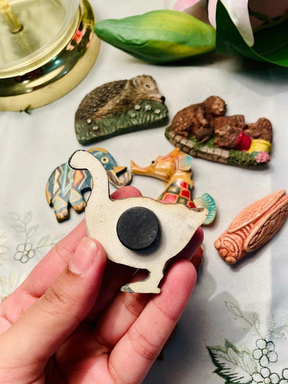 Assorted Animal Magnet Pieces Set of 7