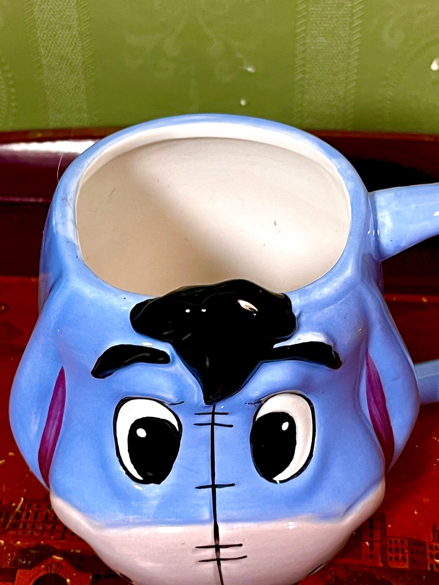 Disney Winnie the Pooh Eeyore Shaped Ceramic Mug 12cm
