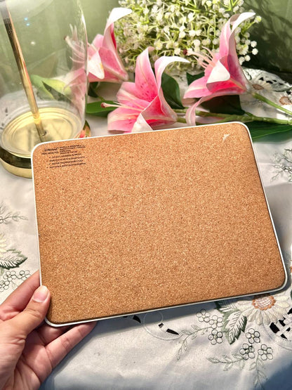 Vintage Marks & Spencer "Autumn Leaves" cork-backed  Placemats Set of 6 Approx. 25 cm
