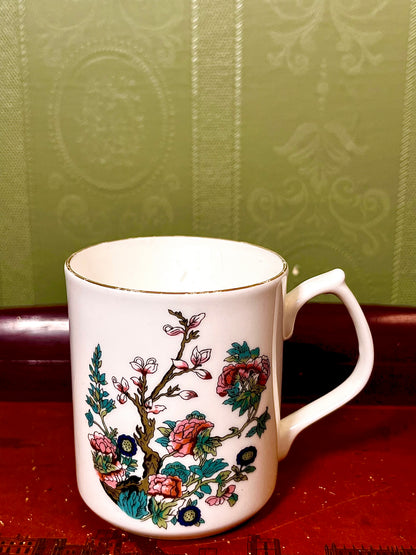 Jason Works Manrich Pottery Fine Bone China Floral Mug England
