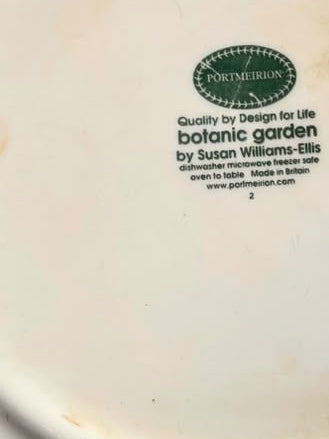 Portmeirion Botanic Garden Hyacinth Large Serving Bowl 22 cm Oven-Safe