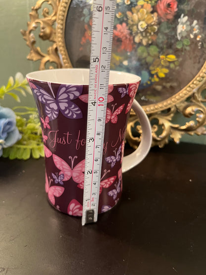 Just for My Nan Butterfly Ceramic Mug