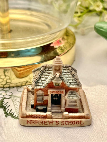 Vintage Nephew’s School Miniature Building 5 cm