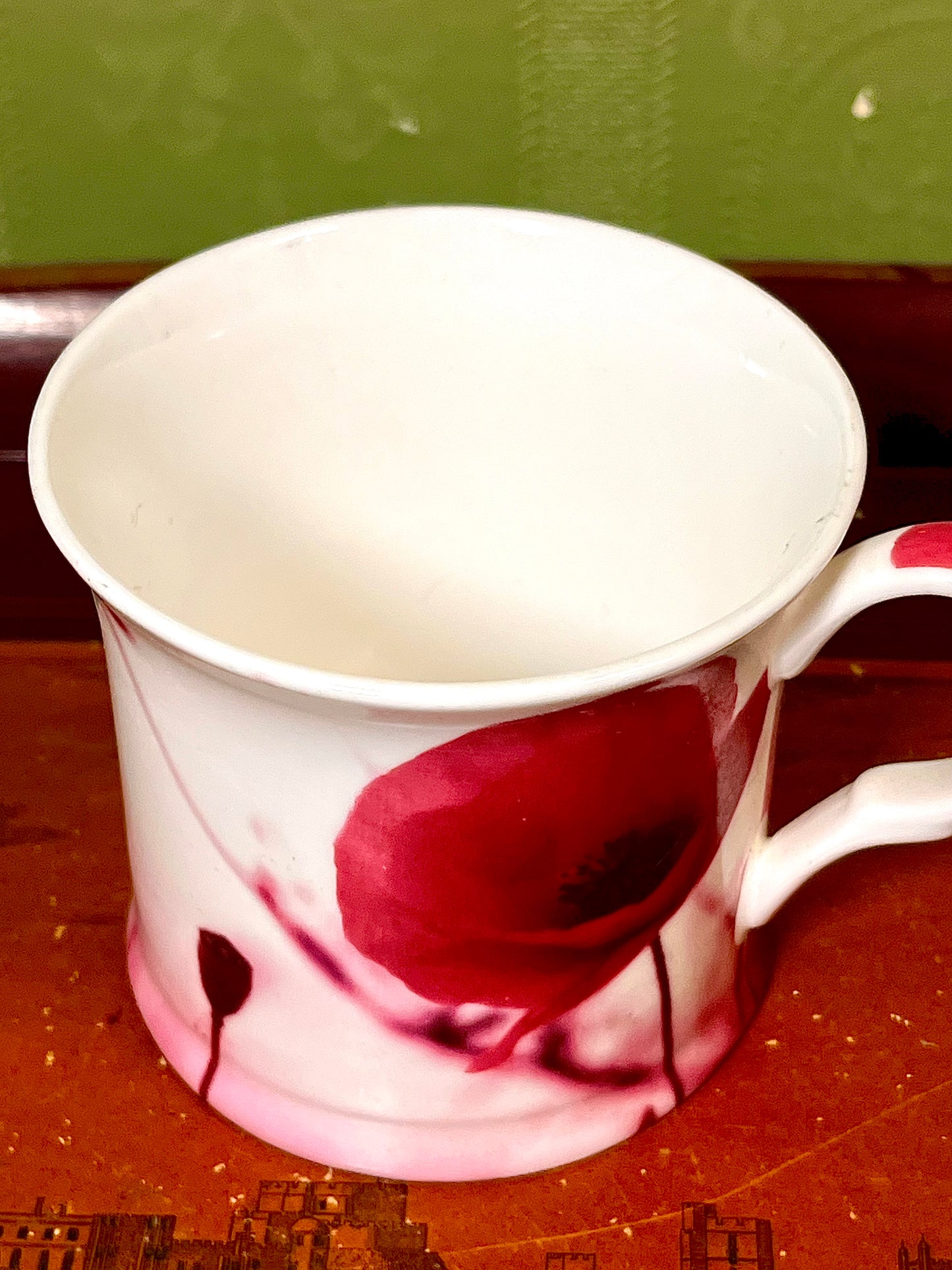 The Leonardo Collection Poppy Fine Bone China Mug Pink Red