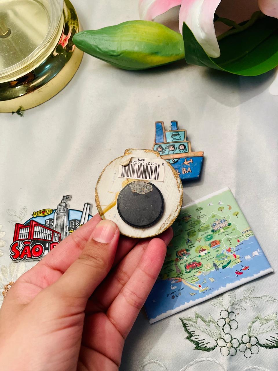 Travel Souvenir Magnet Pieces Set of 4