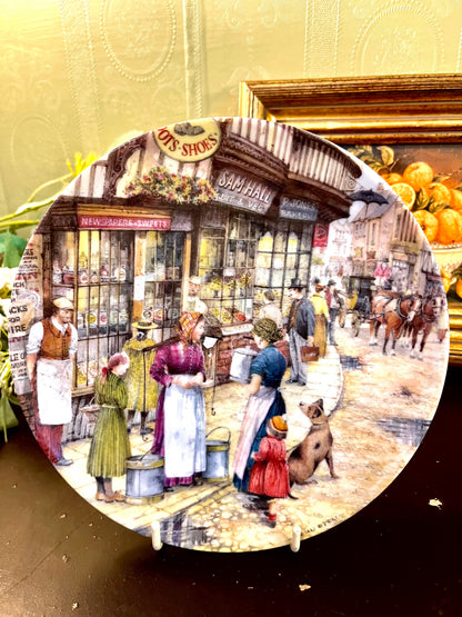 Davenport The Milkmaid Limited Edition Collector Plate 1991