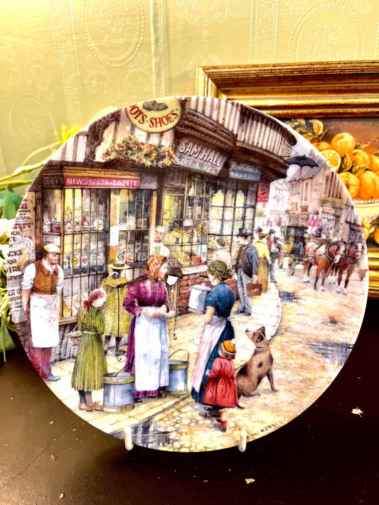 Davenport The Milkmaid Limited Edition Collector Plate 1991