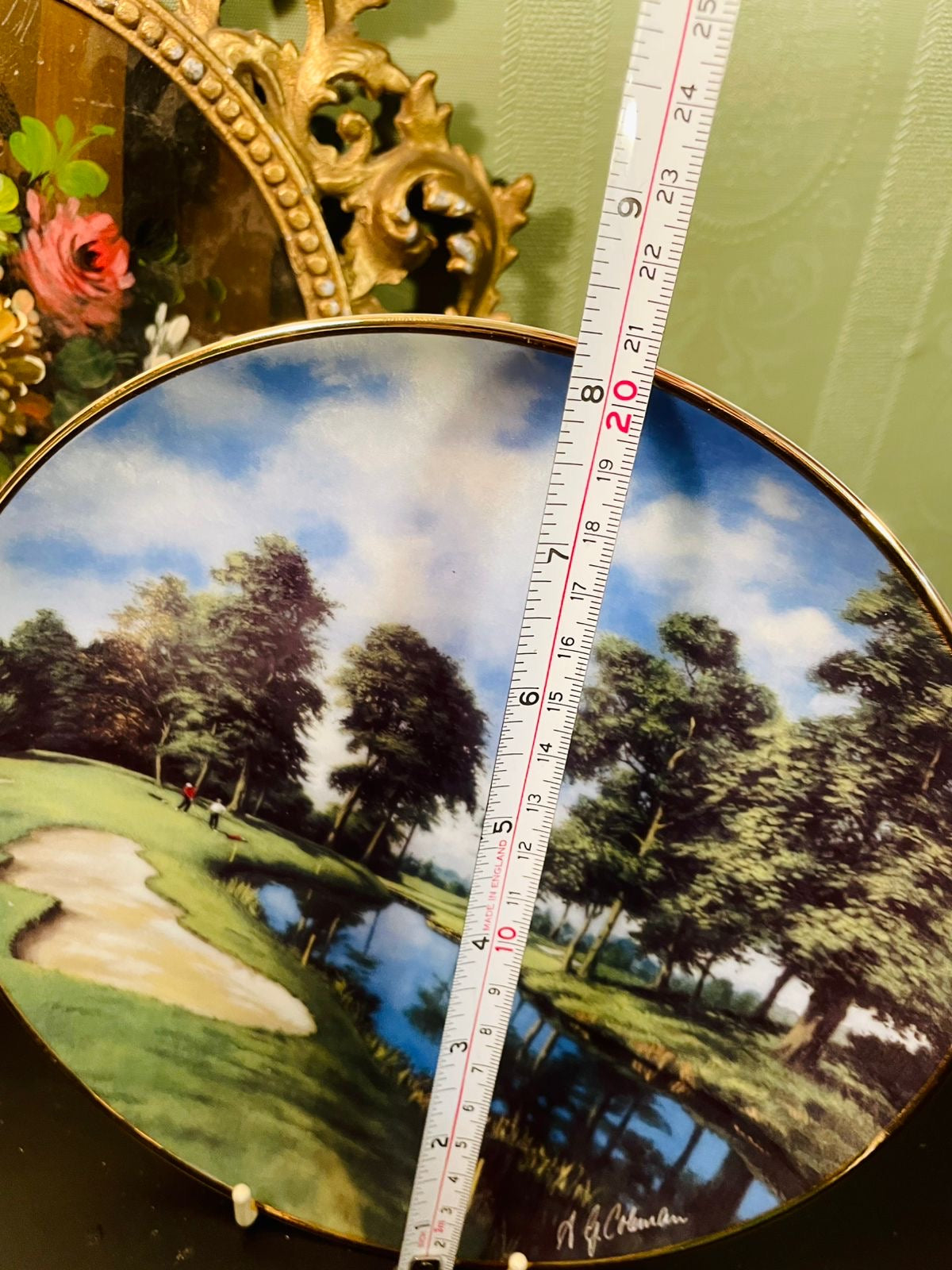 The 10th at The Belfry Golf Course Porcelain Decor Plate – A.G. Hobson