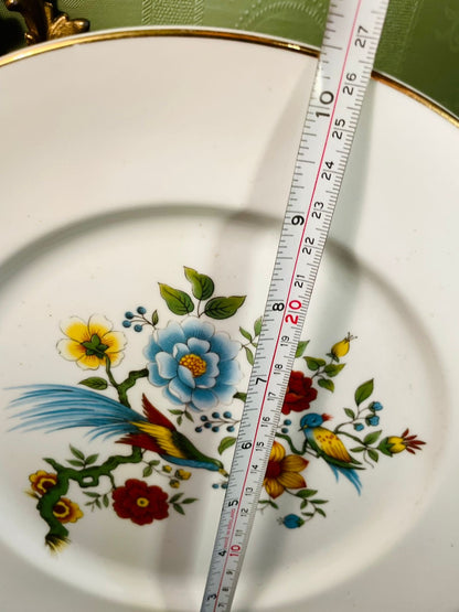 Regency Bone China Bird & Floral Decorative Plate