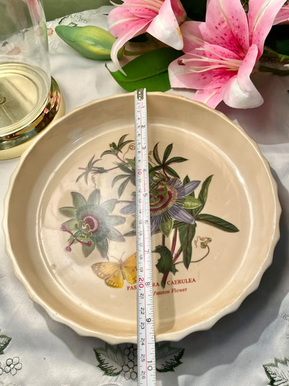 Portmeirion Passion Flower Botanical Serving Pie Dish 24 cm