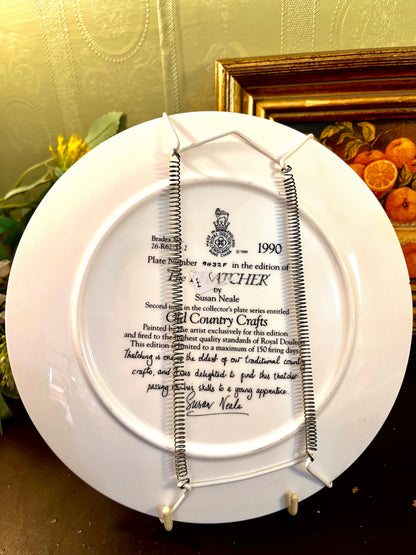 Royal Doulton The Thatcher 1990 Collector Plate 20 cm