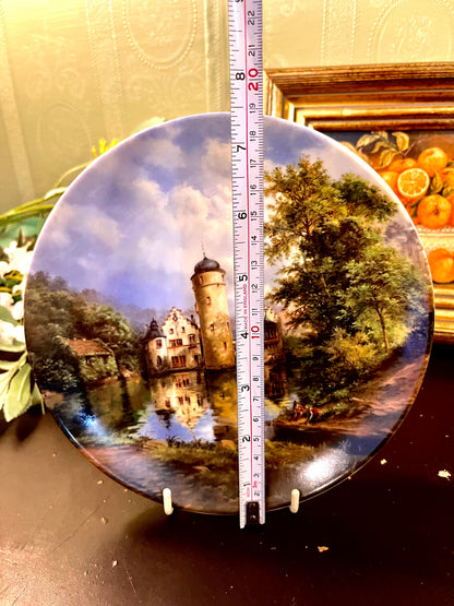 Königl. Priv. Tettau Dreamed Water Castle Collector Plate 1988