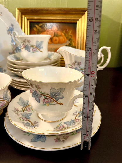 Royal Kent Trentside Fine Bone China Tea Set England – 21 Piece