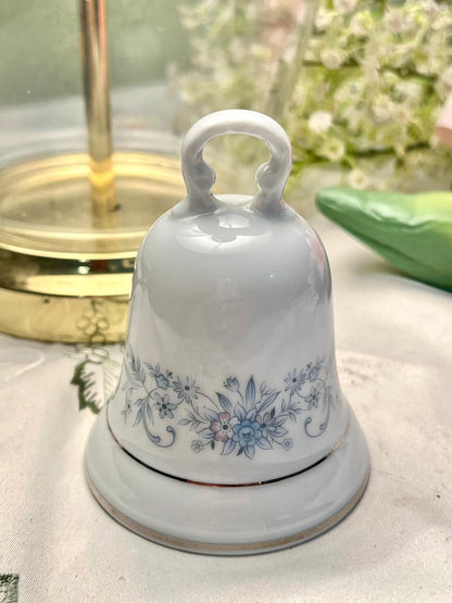 Noritake Japan Floral Ceramic Bell 10 cm