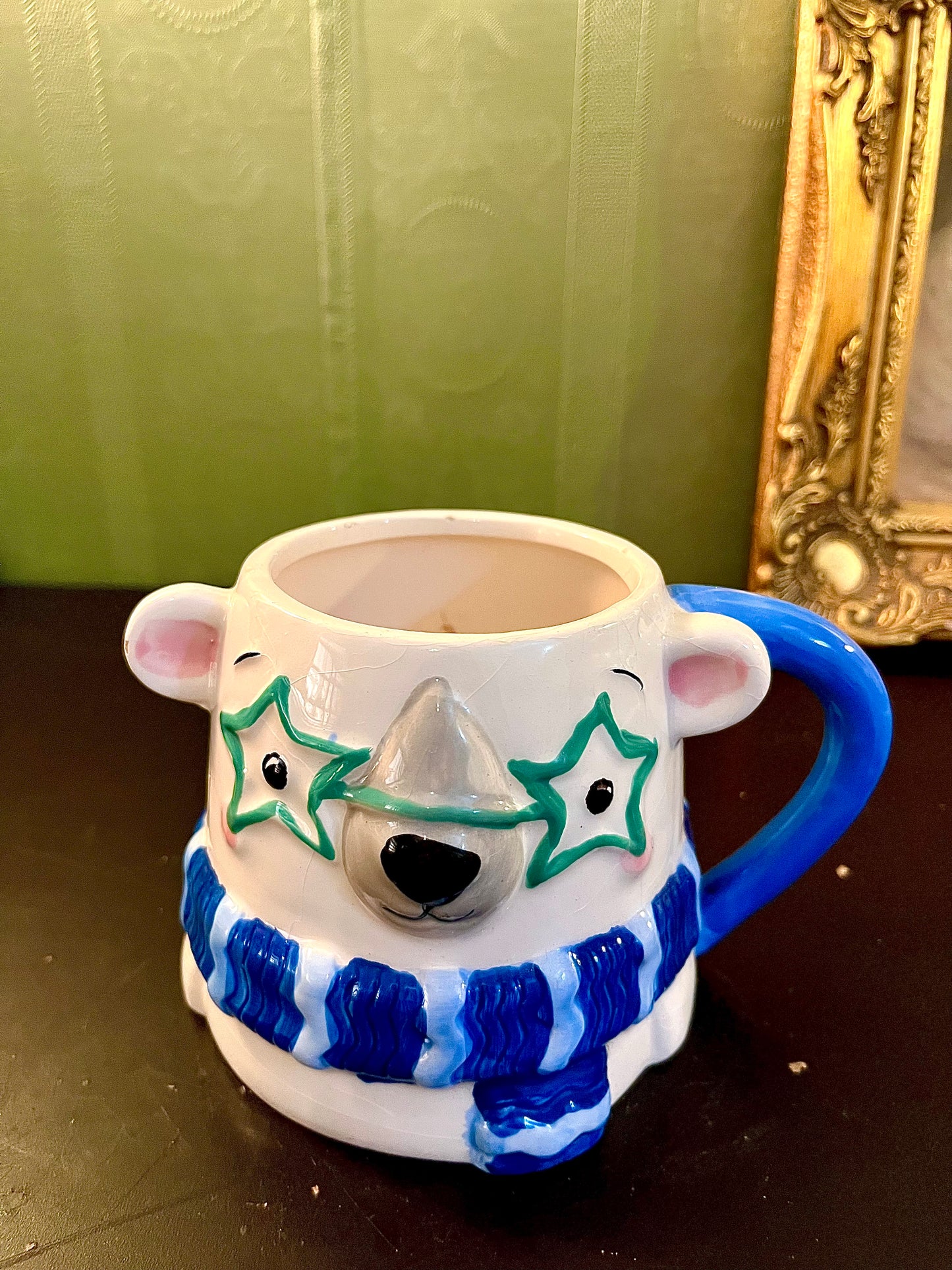 Koala Ceramic Mug – Blue Scarf Novelty Coffee Cup