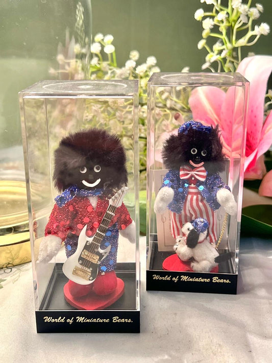 World of Miniature Bears Boxed Figures Set of 2 14 cm