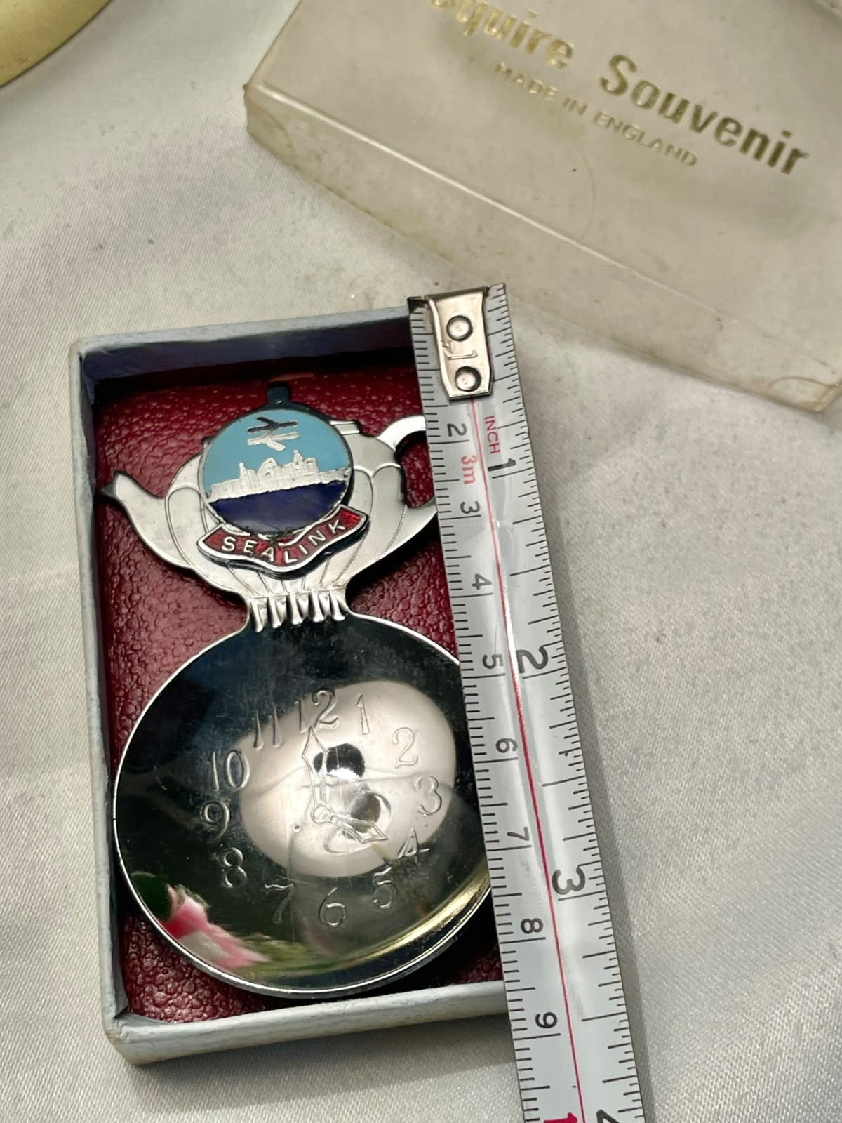 Squire Souvenir Sealink Boxed Teapot Spoon, 3.5 in