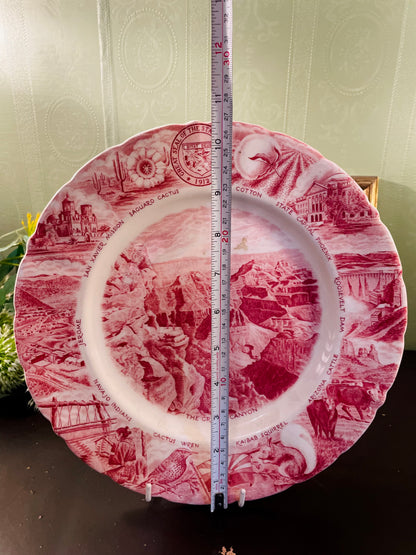 Johnson Brothers Arizona Plate 10.5 Inch Vintage England