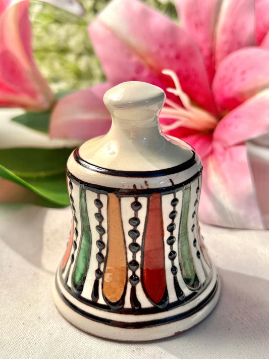 Vintage Multicolour Ceramic Decorative Bell – 3