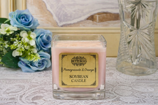 Bamboo Pomegranate & Orange Soy Soybean Scented Candle